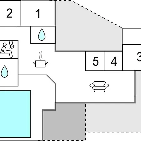 Casa vacanze In With Sauna Ålbæk